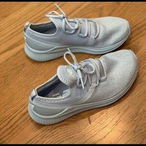 Beautiful baby blue New Balance sneakers